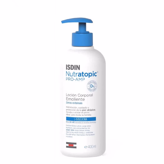 Isdin Nutratopic Pro-AMP Loção Emoliente para Pele Atópica 400ml