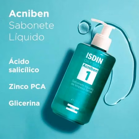 Sabonete Facial pele Oleosa ISDIN - Acniben - Image 3