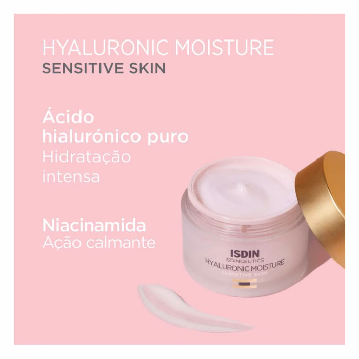ISDIN Isdinceutics Hyaluronic Moisture Creme Sensitive Recarga 50g - Image 3