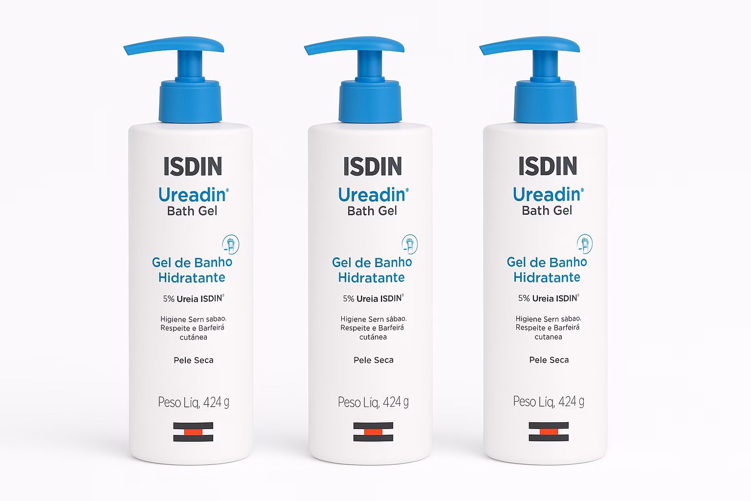 Kit com 3 Unidades – Gel de Banho 424g