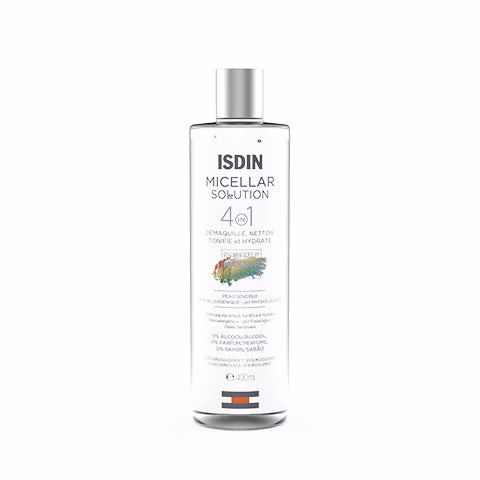 Limpador Facial Isdin - Micellar Solution 4 em 1 400ml