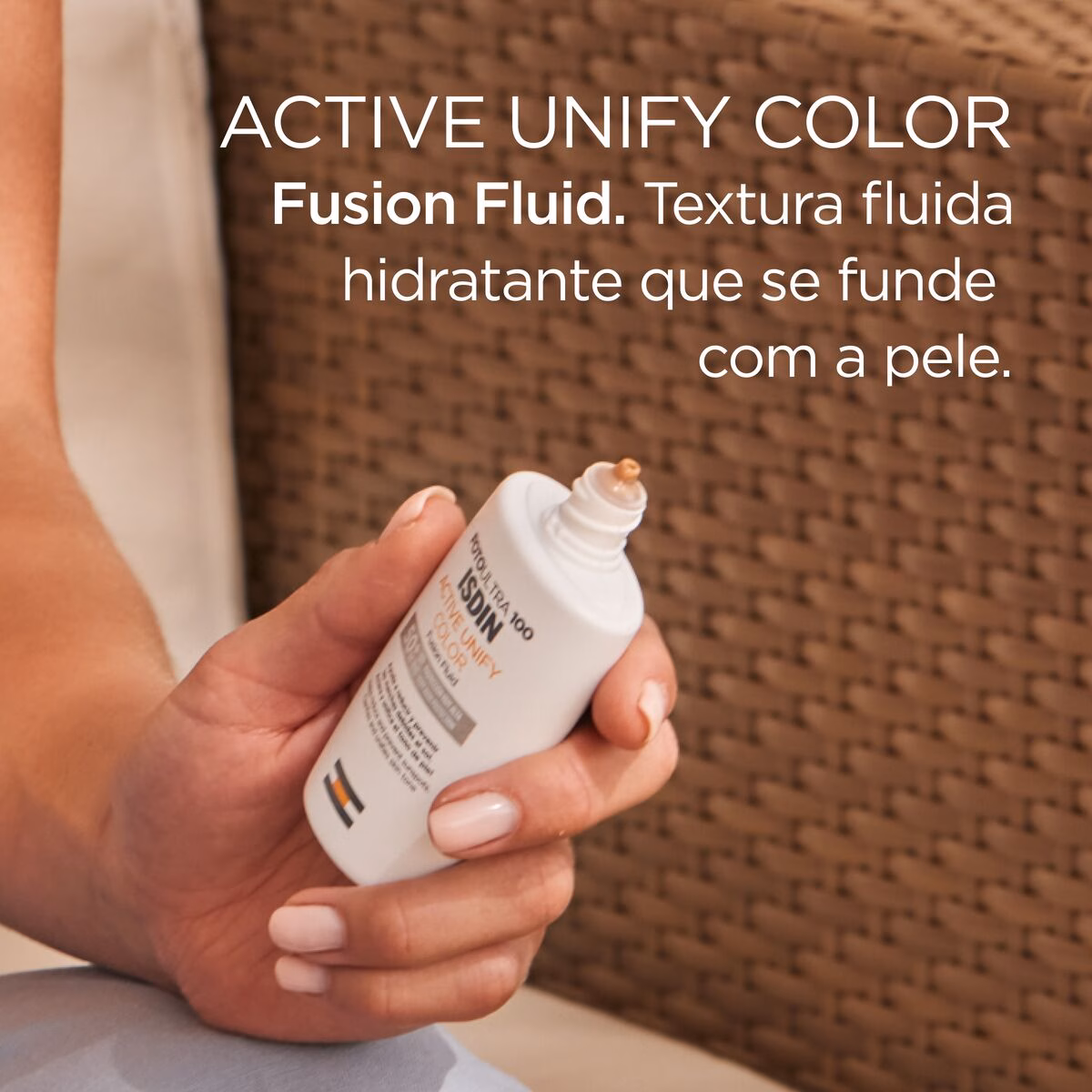 Protetor Solar e Clareador Facial ISDIN Active Unify FPS 99 com cor - 50ml - Image 4