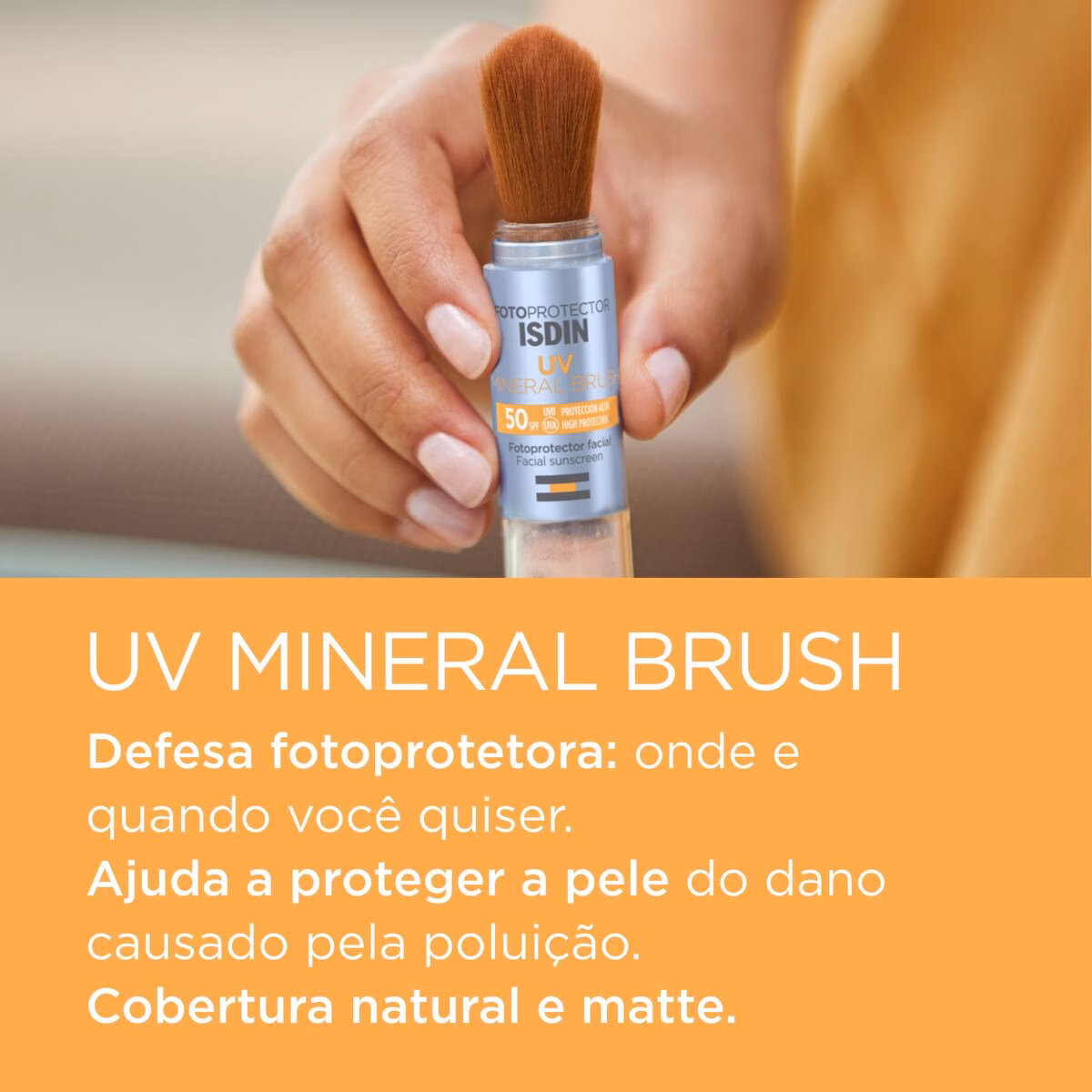 Protetor Solar em Pó Isdin UV Mineral Brush FPS50 2g - Image 5