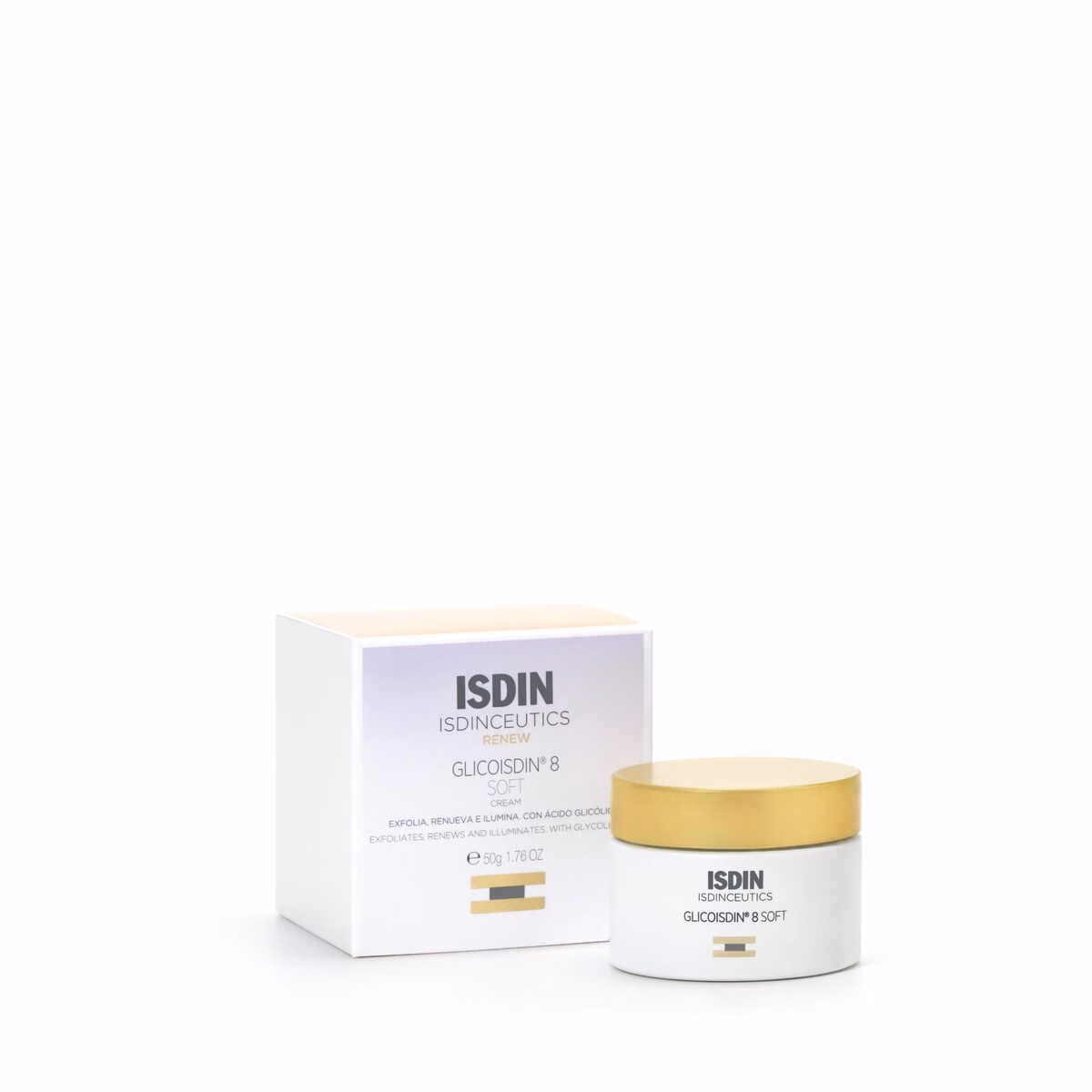 Creme Facial Ácido Glicólico ISDINCEUTICS - Glicoisdin 8 50g